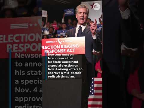 Federal agents show up at Newsom’s redistricting announcement Shorts