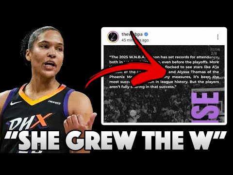 The WNBPA Say Alyssa Thomas and NOT Caitlin Clark Brought Millions of Fans in...