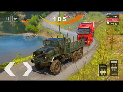 Offroad US Army Truck Simulator - US Army Simulator 2020 #7 - Offroad Games - Best Android Gameplay