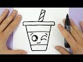 HOW TO DRAW A CUTE DRINK - SUPER EASY AND KAWAII - By Rizzo Chris