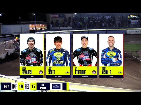 Heat 7 | Oxford vs Redcar | CAB Direct KO Cup Semi Final 1st Leg | OXFORD SPEEDWAY TV 2024