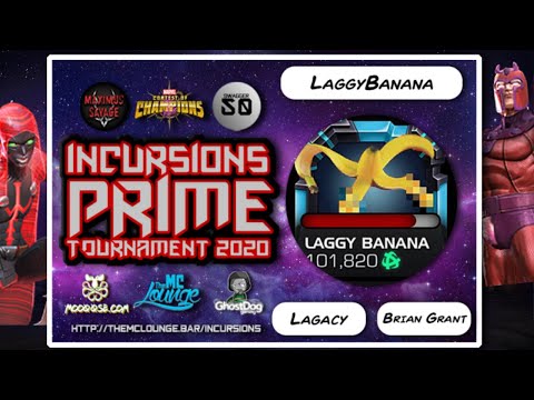 Incursions Prime Tournament! W/Brian Grant! Seeding Round! Live! - Marvel Contest of Champions