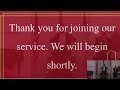 Sunday Evening Service 9/10/23