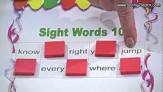 Sight Words Bingo 10 (Bingo Sight Word Games)