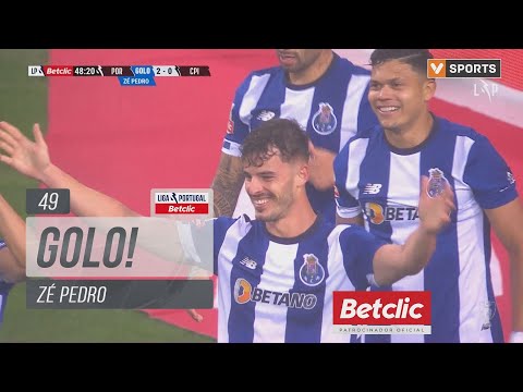 Golo Zé Pedro: FC Porto (2)-0 Casa Pia  (Liga 23/24 #13)