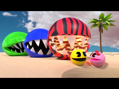 Pacman Vs Monster Compilation 1