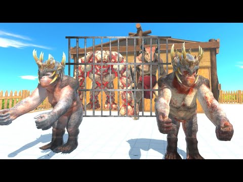 INFERNALS + FANTASY INVADE PRIMATES BASE TO SAVE THE GOLEM + MINOTAUR  -  ARBS