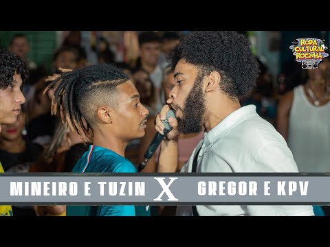 (🔥🔥)MINEIRO e TUZIN X GREGOR E KPV - SEMIFINAL - Roda Cultural da Rocinha: 84ª EDIÇÃO