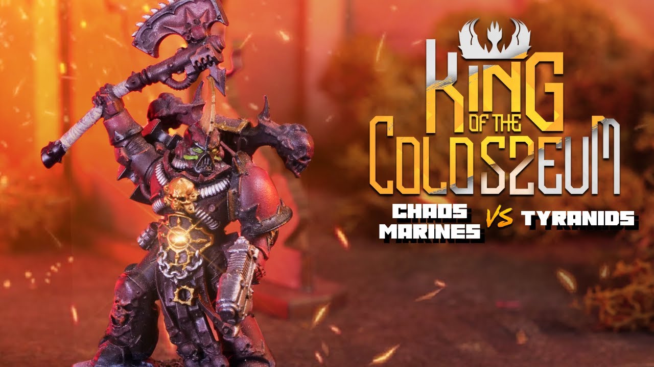 Tyranids vs Chaos Space Marines  - King of the Colosseum - Warhammer 40k 10th Edition Battle Report