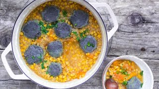 HOPI STEW WITH BLUE CORN DUMPLINGS!! | NATIVE AMERICAN HERITAGE MONTH
