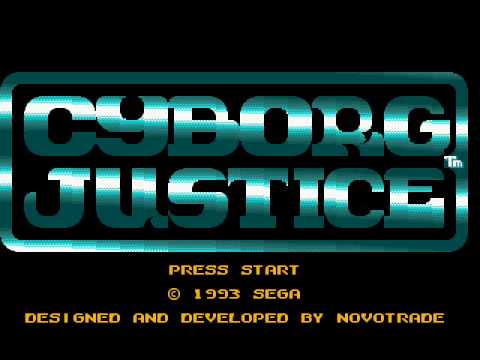 Cyborg Justice Megadrive