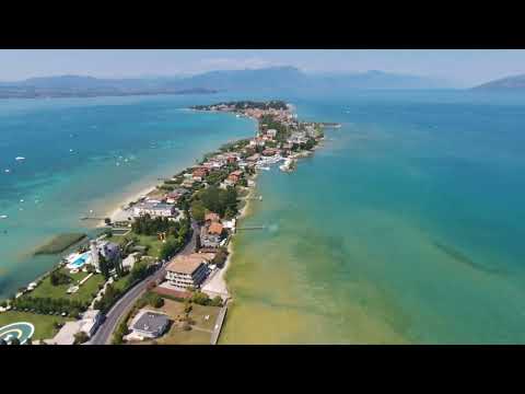 Bebop2: Peninsula of Sirmione, Garda lake from the sky