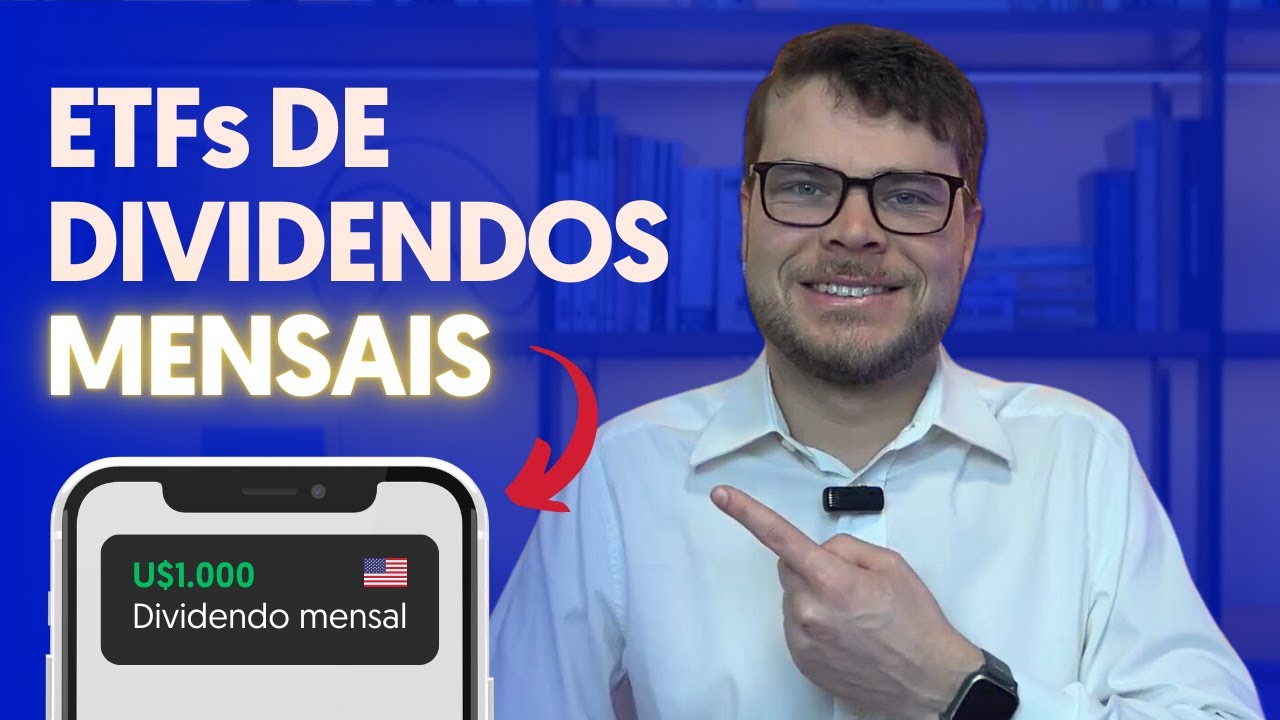 MIL DÓLARES em DIVIDENDOS MENSAIS investindo em ETFs americanos