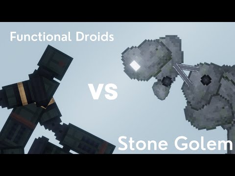 Functional Robots VS Stone Golem