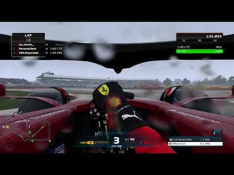 *Old Patch* F1 22 Silverstone Wet TT Hotlap 1:39.879 (Top 25) PS Cockpit Cam + Setup