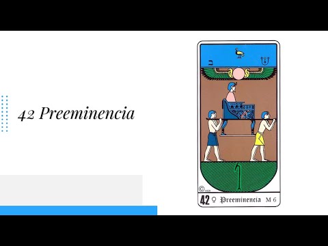 Tarot Egipcio: 42 Preeminencia
