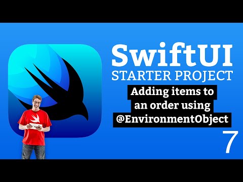 (OLD) Adding items to an order with @EnvironmentObject - SwiftUI Starter Project 7/14