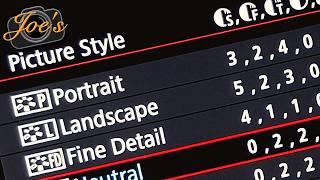 Understanding Canon New Picture Styles & Sharpness, Plus Best Settings For Video | Photography Tips