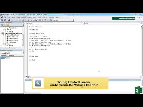 37. SELECT CASE As An Alternative To IF || VBA Tutorial || Lecture || Microsoft Excel ||