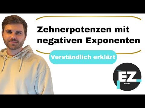 Zehnerpotenzen mit negativen Exponenten | Verständlich erklärt