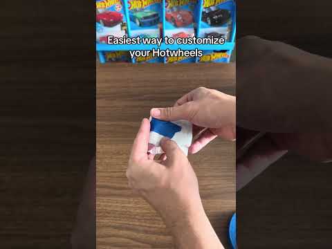 This is the easiest way to customize your Hotwheels car with simple household items… totally real