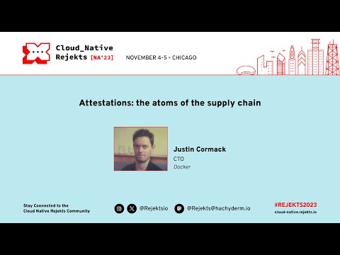 Attestations: the atoms of the supply chain