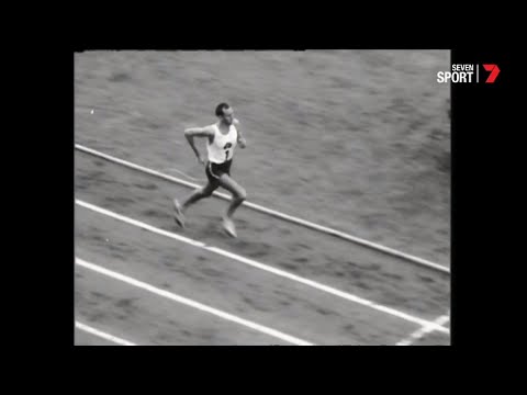 Herb Elliott wins Gold in the Mile Cardiff 1958
