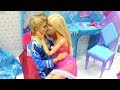 BARBIE KEN MORNING ROUTINE BEDROOM DRESS UP DOLL HOUSE POUPÉE BARBIE ROUTINE DU MATIN MODE