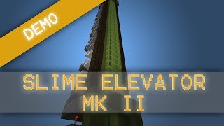 Slime Block Elevator MK II: Fast up and down elevator! [1.8]