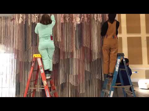 trish andersen studio shaw yarn wave install