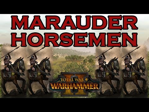 CORE UNIT: Marauder Horsemen - Chaos vs Wood Elves // Total War: Warhammer II Online Battle