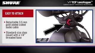 Shure VP83F LensHopper Camera-Mount Condenser Microphone