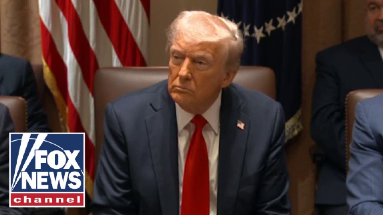 WATCH LIVE: Trump holds first Cabinet meeting in second term