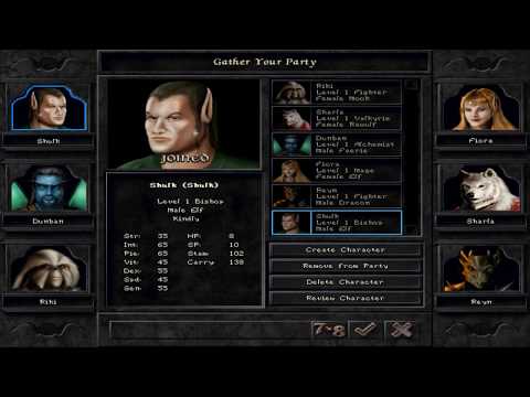 Let’s Play Wizardry 8 – Ironman Expert 00 – Party Creation