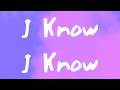 STELLA LEFTY - I Know I Know