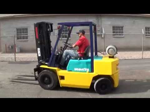 1985 Komatsu FG25C - 5000lb Capacity Pneumatic Forklift for Sale in Phoenix, AZ