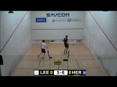 Finnish Open 2018: Jan van den Herrewegen BEL - Charlie Lee ENG
