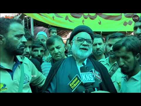 Annual Majlis-e-Hussaini (AS) held at the revered shrine of Hazrat Mir Shamsuddin Araqi (RA) in Chadoora, Budgam.