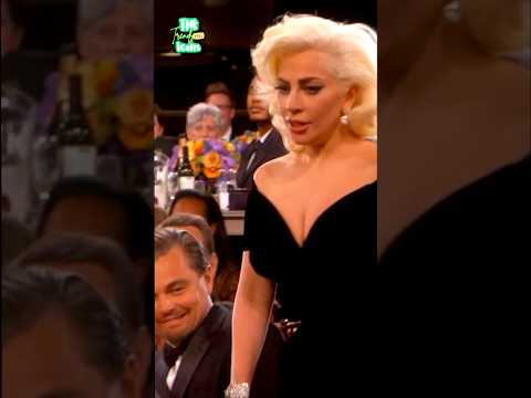 Leo’s Reaction: Lady Gaga vs. Kate Winslet! 😲❤️ #leonardodicaprio #katewinslet #ladygaga #titanic
