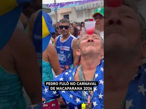 Olha o Pedro Fulô no carnaval 2026 de Macaparana-PE. Ele é só alegria!