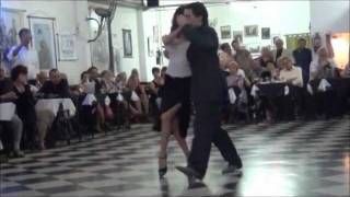 LUCILA BARDACH MARCELO LAVERGATA bailando el tango BUSCANDOTE en la milonga SIN RUMBO
