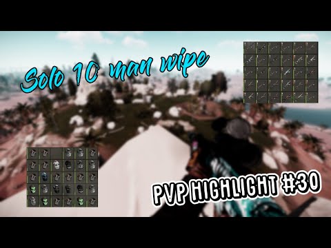 1v10 on oilrig // Snowballing solo on eu long // PVP Highlight #30