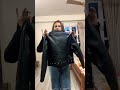 Savana Winter Leather Jacket Mini Haul