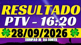 Resultado do jogo do bicho ao vivo - PTV 16:20 - 28/09/2026