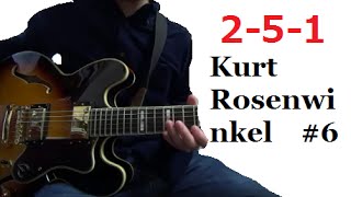 II V I - Kurt Rosenwinkel #6 【Transcription Solo Licks】 Tabs