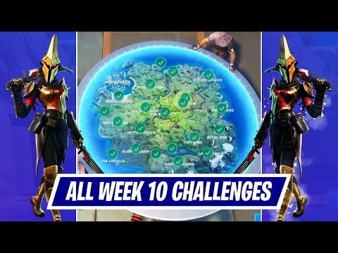 All Week 10 Challenges Guide in Fortnite Chapter 2 Season 3