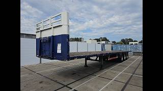 Semi-remorque plateau Van Hool 3 AXLE PLATFORM HARD WOOD FLOOR | Image 4 - Autoline