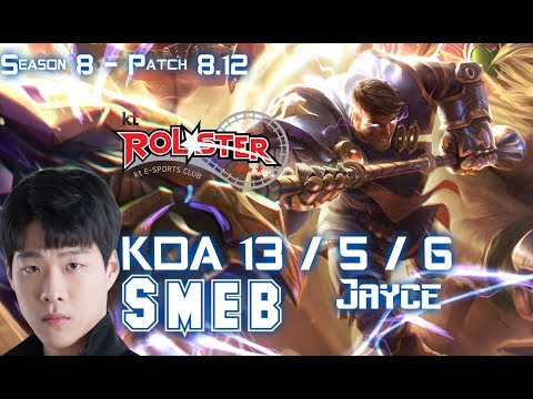 KT Smeb JAYCE vs GEN CuVee DARIUS Top - Patch 8.12 KR Ranked