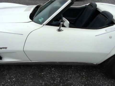 1975 White Corvette Stingray Convertible Video