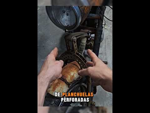 ¿Entiendes cómo amortigua esta moto?#torneriabigote #moto #chatarra